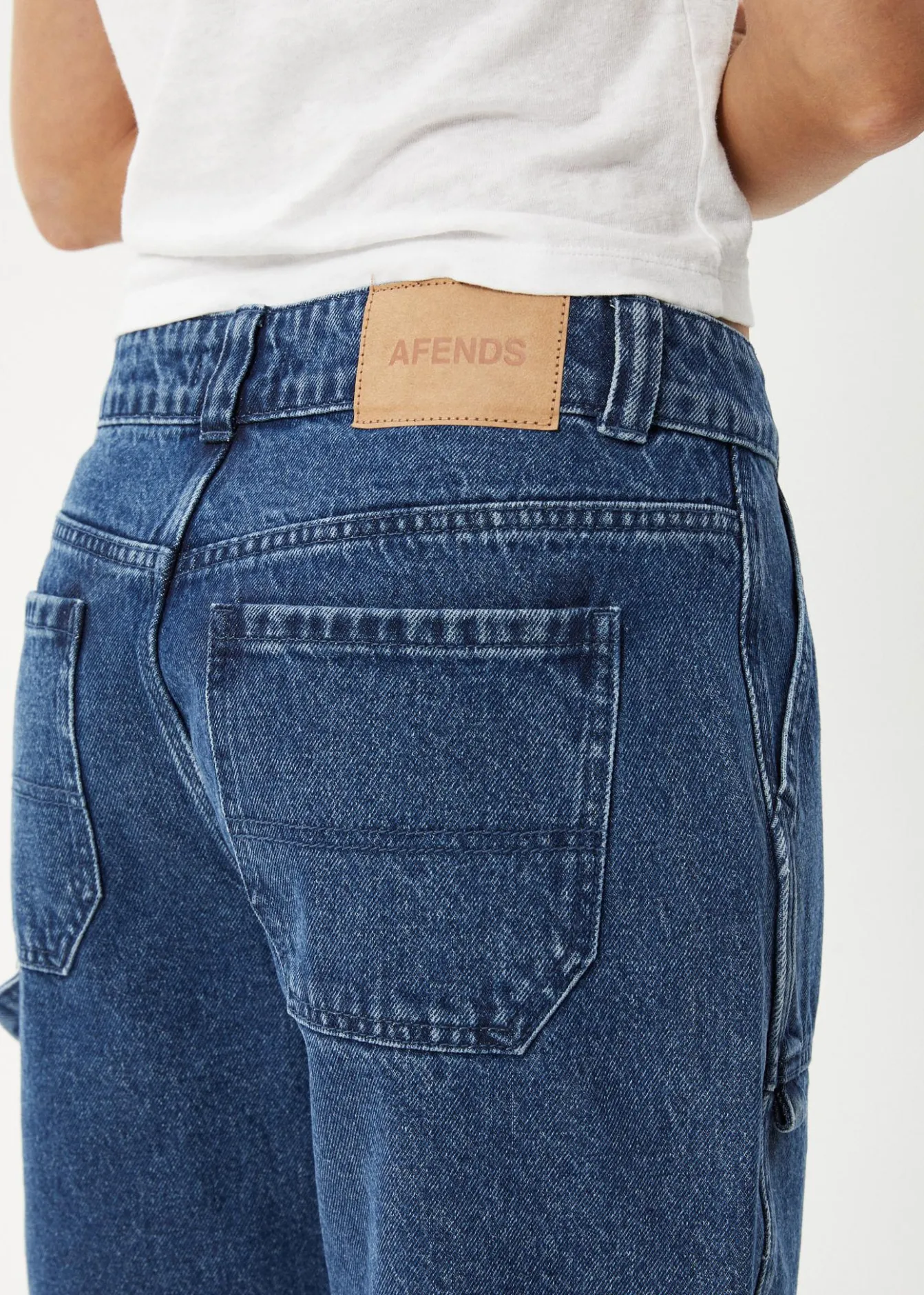 Shorts<Afends Mika - Denim Workwear Short Authentic Blue