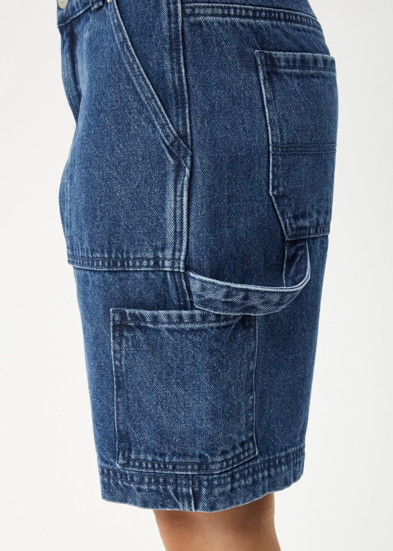 Shorts<Afends Mika - Denim Workwear Short Authentic Blue