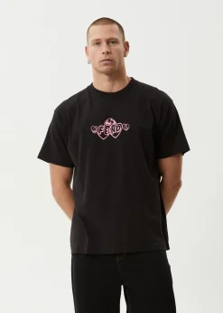 T-Shirts<Afends Mind Blow  - Boxy Tee Black