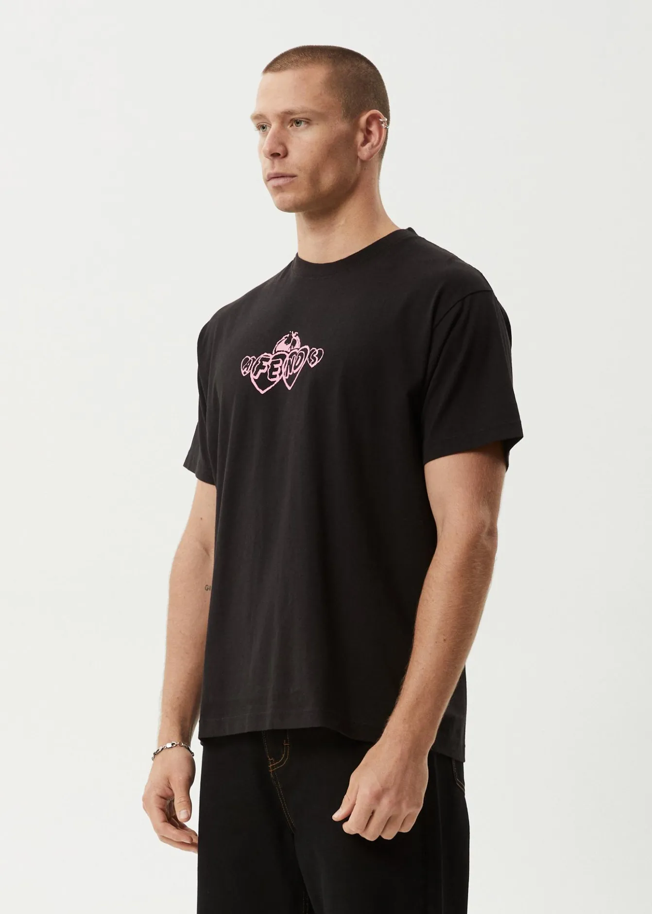 T-Shirts<Afends Mind Blow - Boxy Tee Black