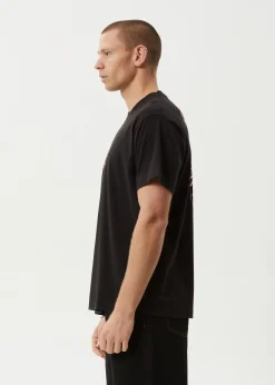 T-Shirts<Afends Mind Blow - Boxy Tee Black