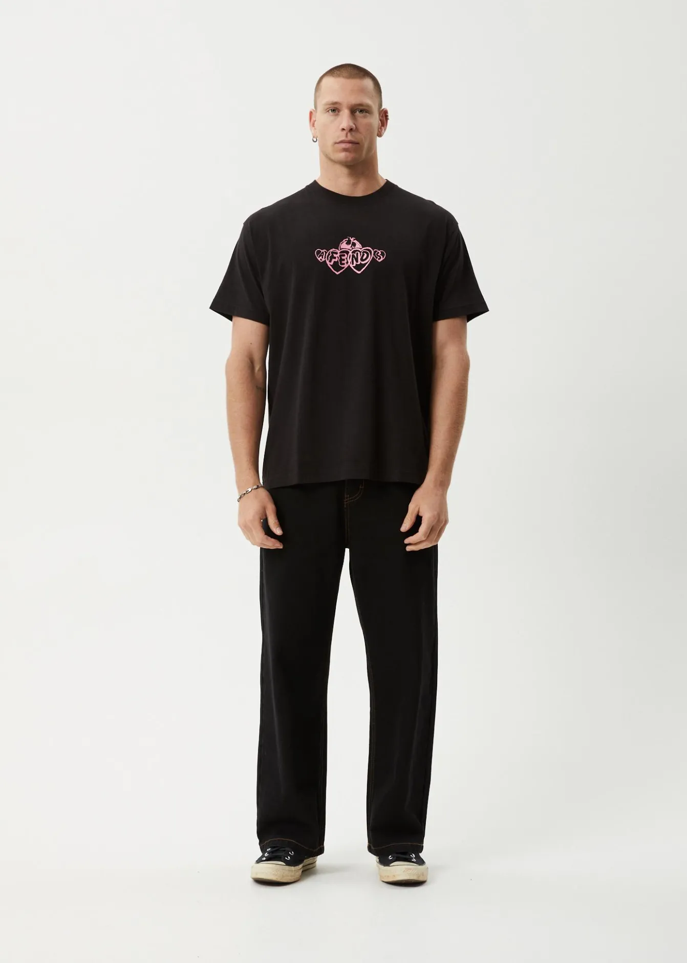 T-Shirts<Afends Mind Blow - Boxy Tee Black