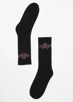 Accessories|Accessories<Afends Mind Blow  - Socks One Pack Black