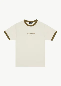 T-Shirts<Afends Mix Up  - Ringer Tee Moonbeam