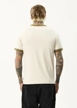 T-Shirts<Afends Mix Up - Ringer Tee Moonbeam