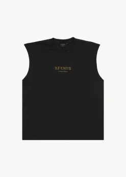 Sleeveless<Afends Mix Up  - Sleeveless Tee Stone Black