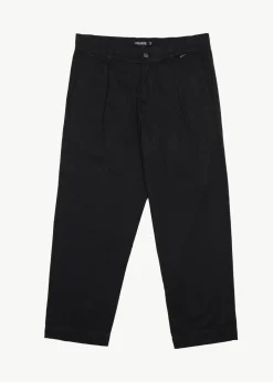 Pants<Afends Mixed Business - Suit Pant Black