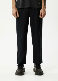 Pants<Afends Mixed Business  - Suit Pant Black