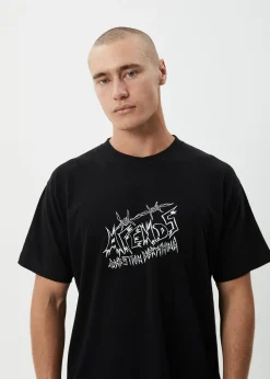 T-Shirts<Afends Moments  - Boxy Tee Black