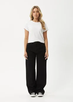 Jeans|Essentials<Afends Moss  - Denim Workwear Jean Washed Black