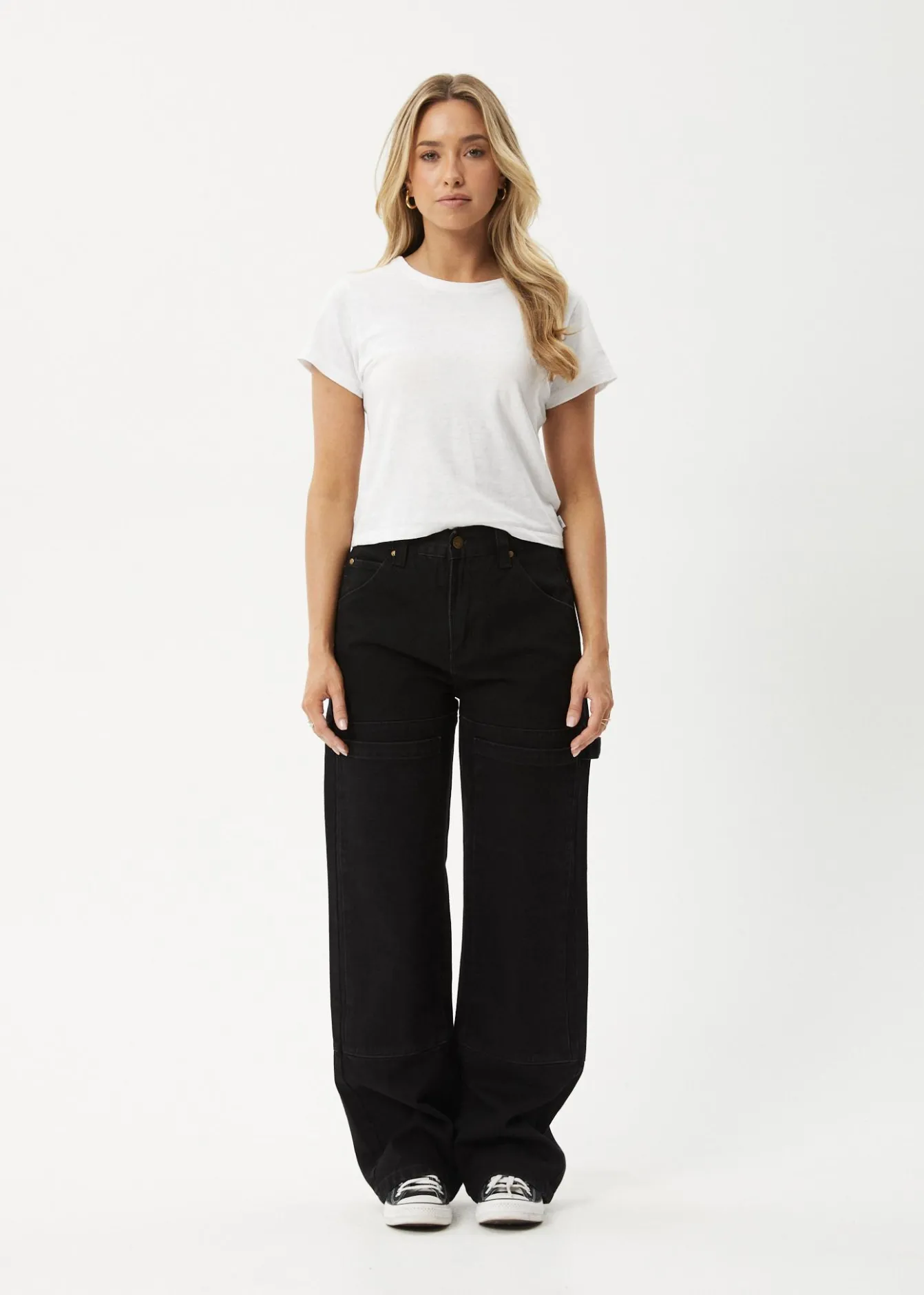 Jeans|Essentials<Afends Moss - Denim Workwear Jean Washed Black