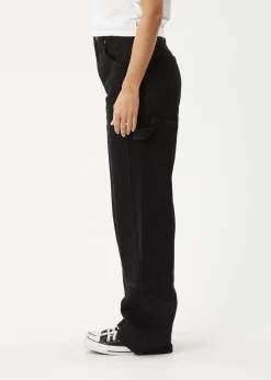 Jeans|Essentials<Afends Moss - Denim Workwear Jean Washed Black