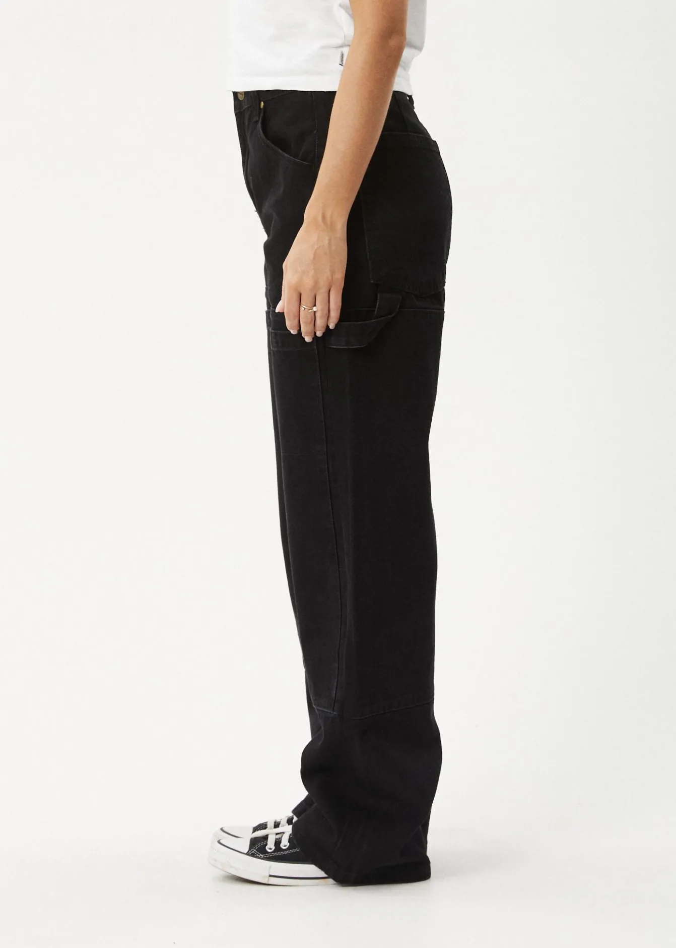 Jeans|Essentials<Afends Moss - Denim Workwear Jean Washed Black
