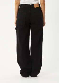 Jeans|Essentials<Afends Moss - Denim Workwear Jean Washed Black