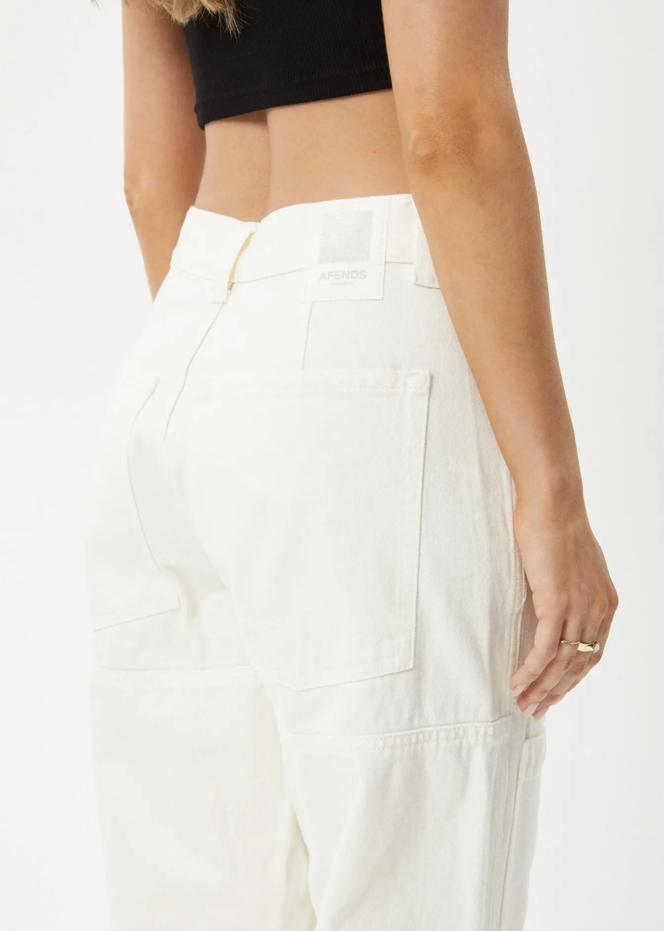 Jeans|Essentials<Afends Moss - Denim Workwear Jean Off White