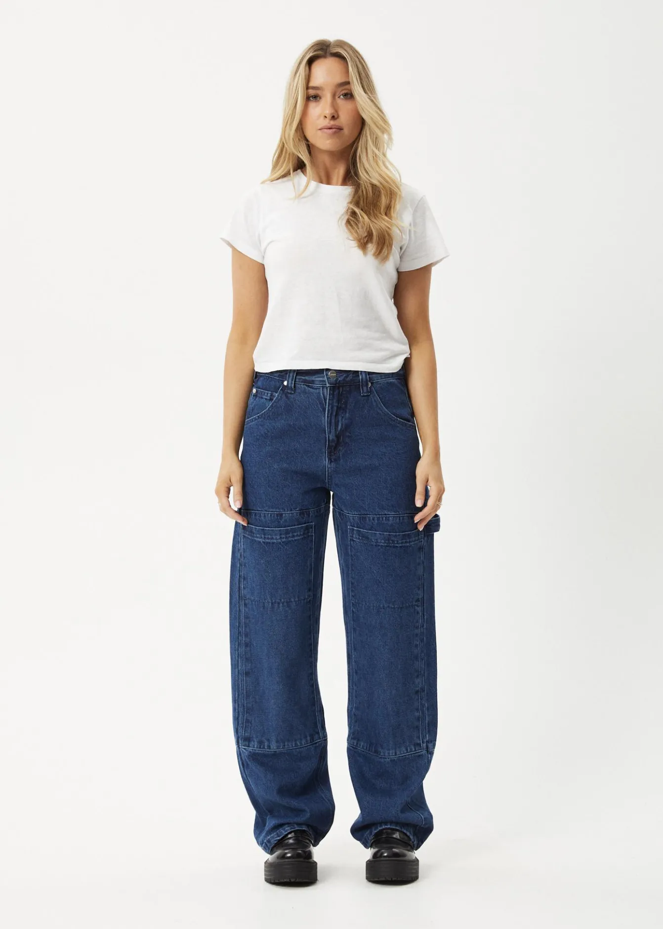 Jeans|Essentials<Afends Moss - Denim Workwear Jean Authentic Blue