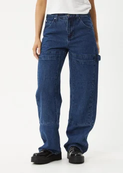 Jeans|Essentials<Afends Moss - Denim Workwear Jean Authentic Blue