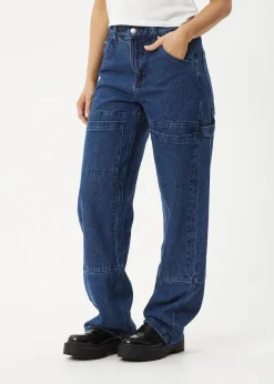 Jeans|Essentials<Afends Moss - Denim Workwear Jean Authentic Blue