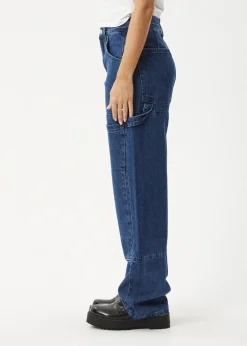 Jeans|Essentials<Afends Moss - Denim Workwear Jean Authentic Blue
