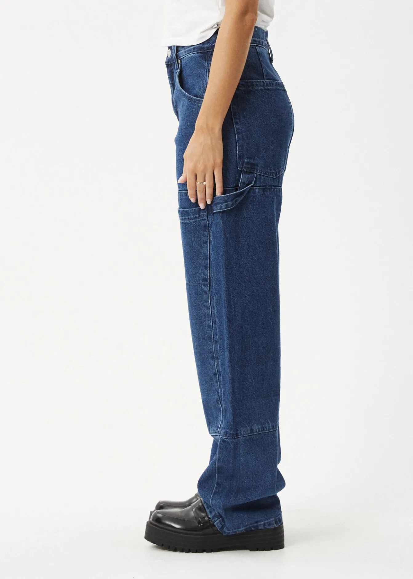 Jeans|Essentials<Afends Moss - Denim Workwear Jean Authentic Blue