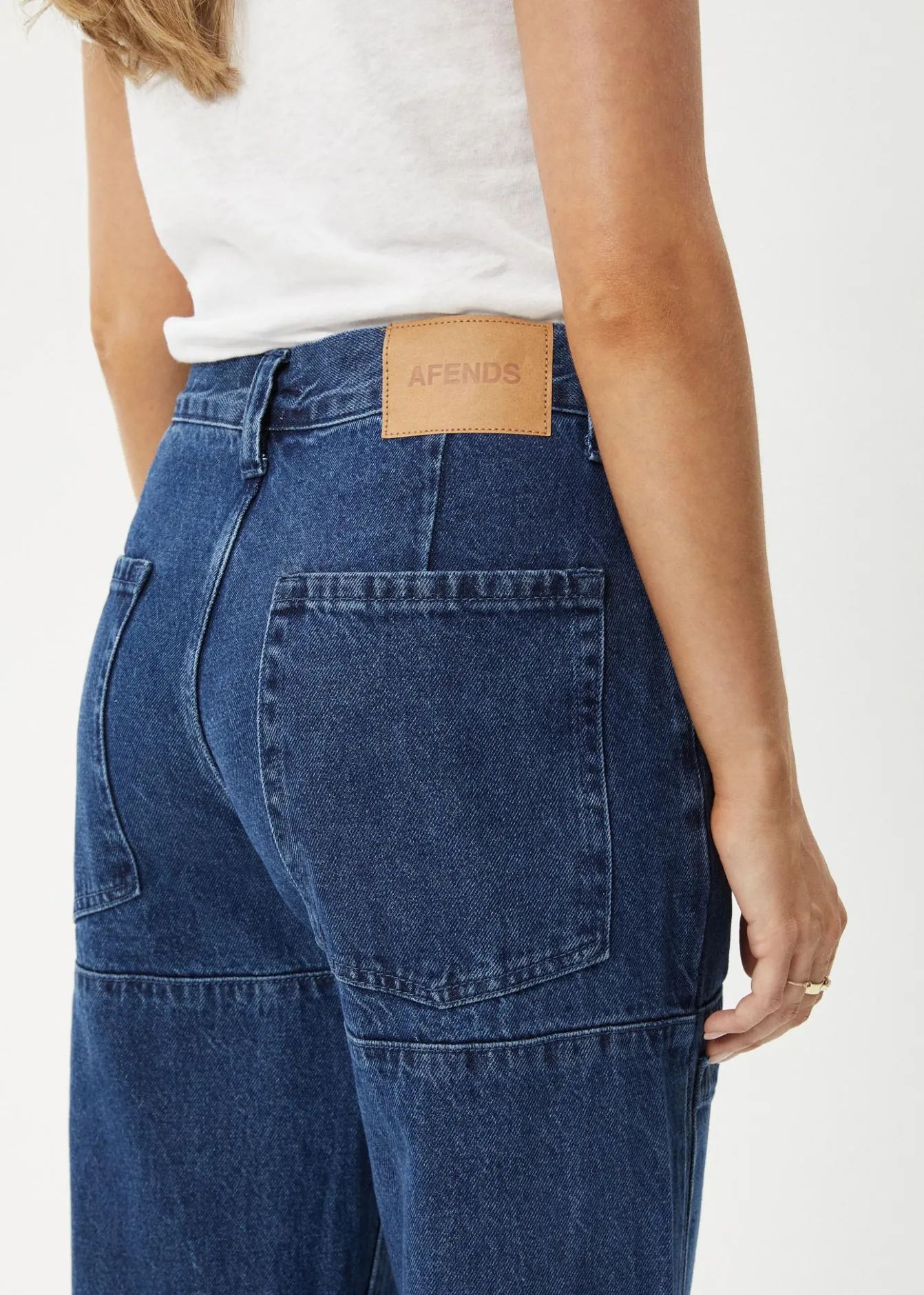 Jeans|Essentials<Afends Moss - Denim Workwear Jean Authentic Blue