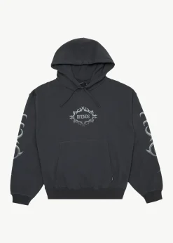 Sweaters & Hoodies<Afends My Tribe  - Boxy Hoodie Charcoal