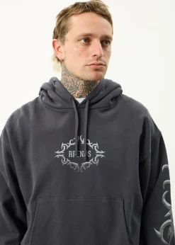 Sweaters & Hoodies<Afends My Tribe  - Boxy Hoodie Charcoal
