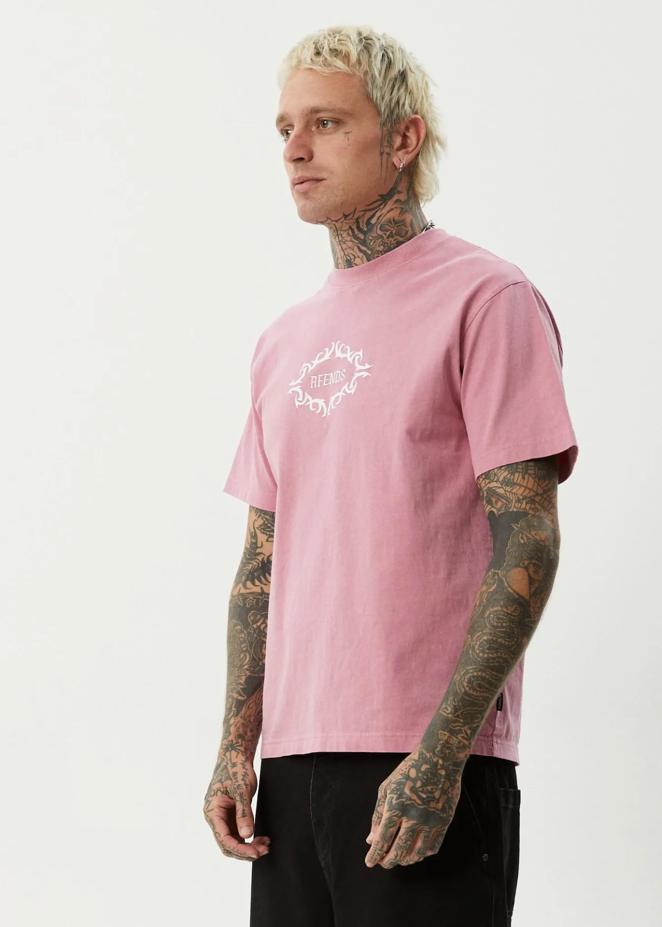 T-Shirts|Tees & Shirts<Afends My Tribe - Heavyweight Retro Tee Washed Marrakesh