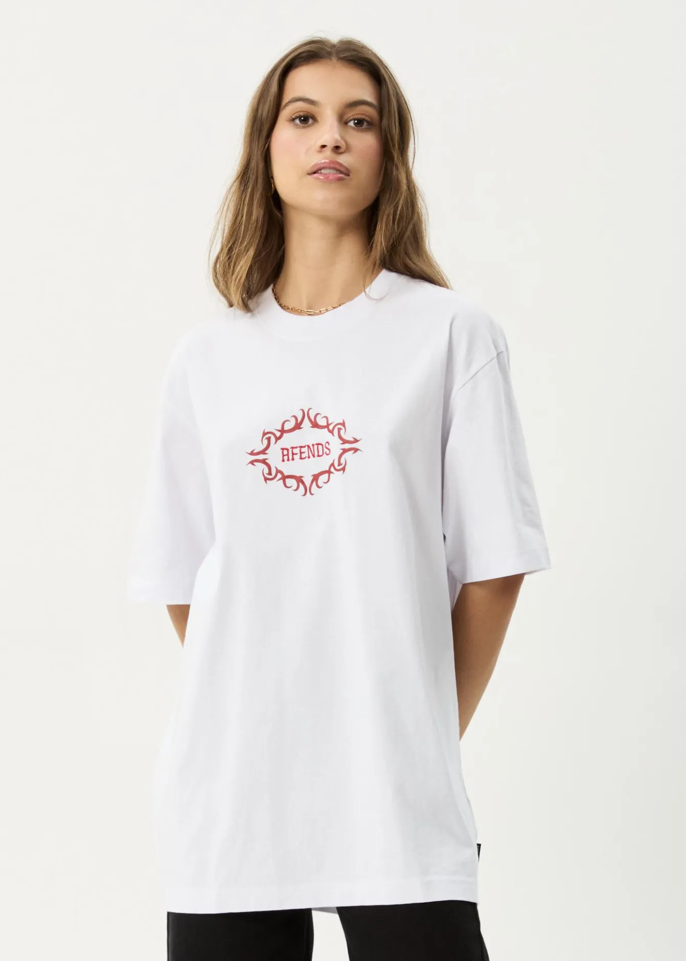 T-Shirts|Tees & Shirts<Afends My Tribe - Heavyweight Retro Tee White