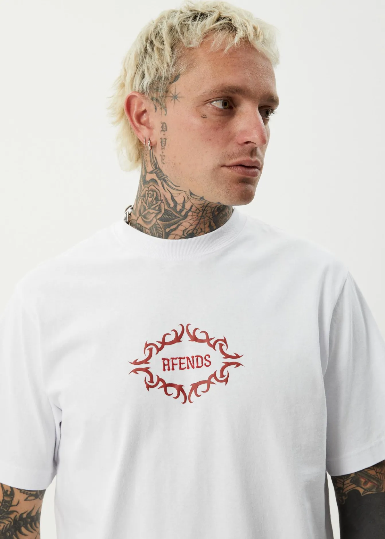 T-Shirts|Tees & Shirts<Afends My Tribe - Heavyweight Retro Tee White
