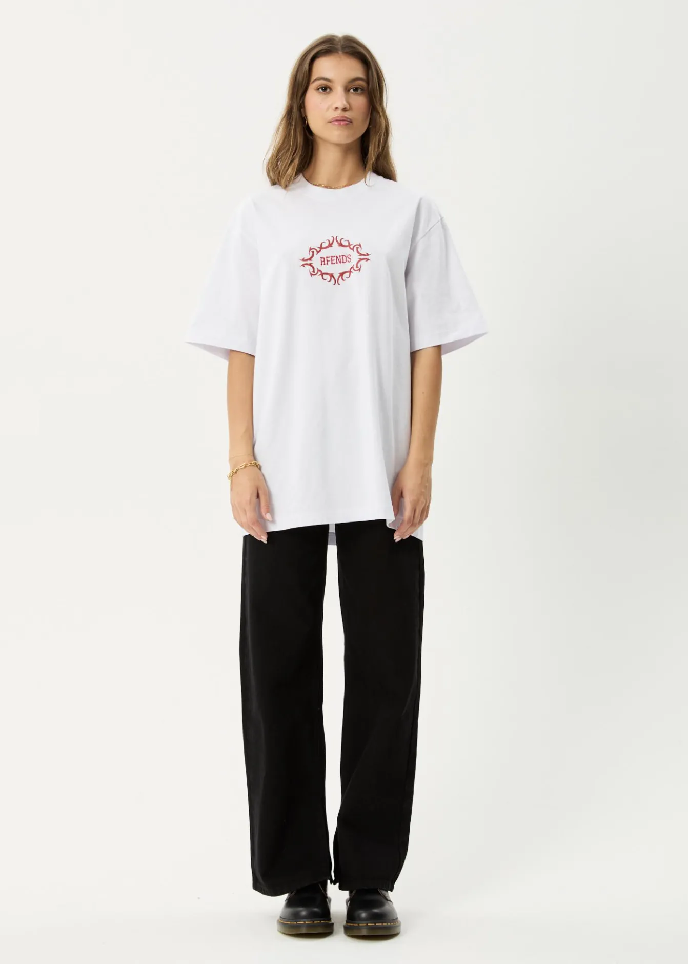 T-Shirts|Tees & Shirts<Afends My Tribe - Heavyweight Retro Tee White