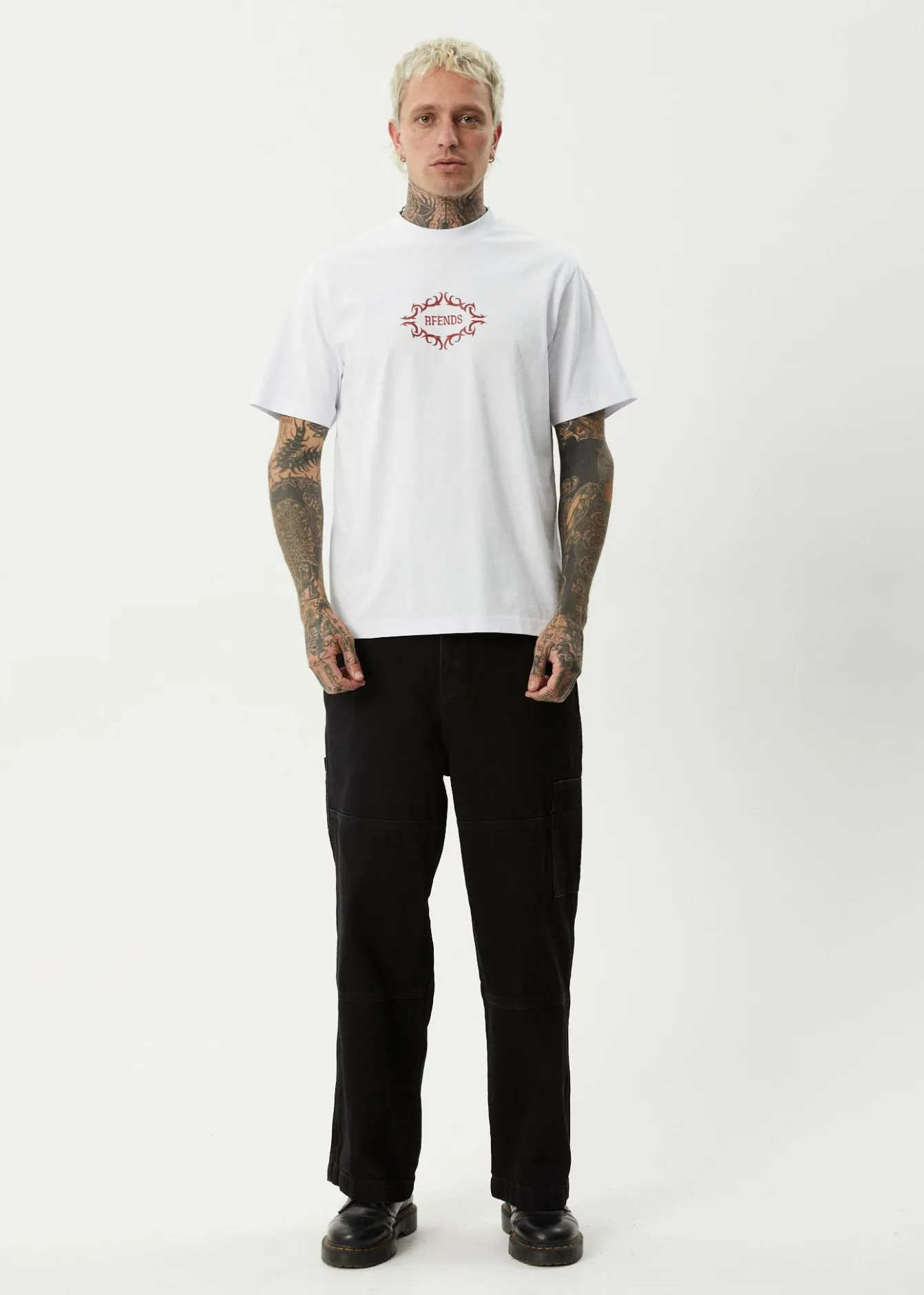 T-Shirts|Tees & Shirts<Afends My Tribe - Heavyweight Retro Tee White