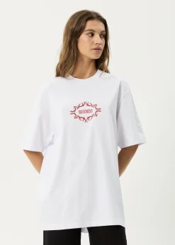 T-Shirts|Tees & Shirts<Afends My Tribe - Heavyweight Retro Tee White