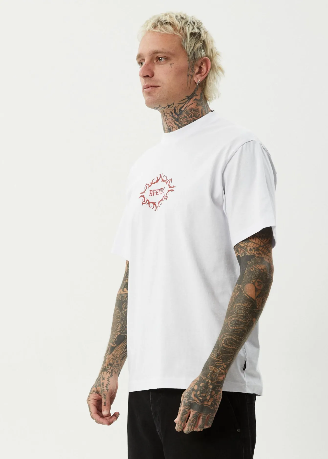 T-Shirts|Tees & Shirts<Afends My Tribe - Heavyweight Retro Tee White