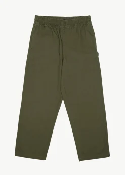 Pants<Afends Ninety Eights - Baggy Elastic Waist Pant Military