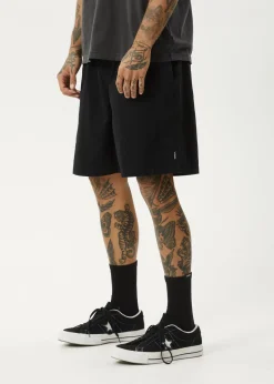 Shorts<Afends Ninety Eights - Oversized Short 20" Black
