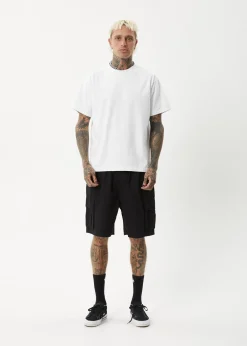 Shorts<Afends Ninety Eights Cargo - Oversized Cargo Short 20" Black