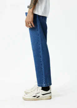 Jeans<Afends Ninety Twos  - Denim Relaxed Jean Authentic Blue