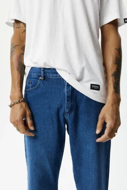 Jeans<Afends Ninety Twos  - Denim Relaxed Jean Authentic Blue