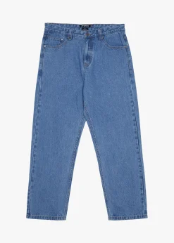 Jeans<Afends Ninety Two'S  - Denim Relaxed Jean Worn Blue