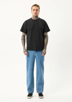 Jeans<Afends Ninety Twos  - Denim Relaxed Jean Worn Blue