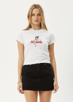 Tees & Shirts<Afends No Fury - Baby Tee White