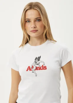 Tees & Shirts<Afends No Fury  - Baby Tee White
