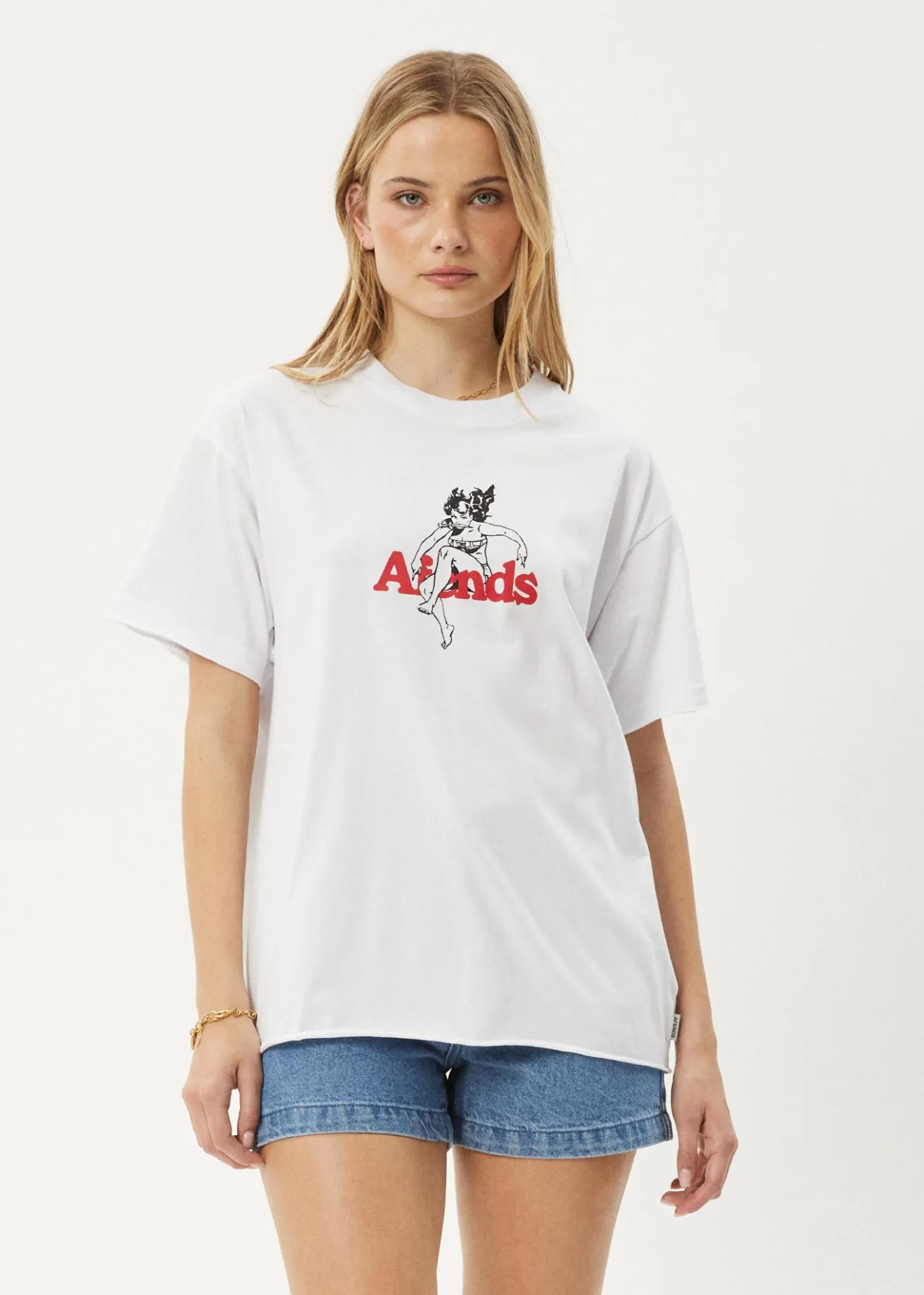 Tees & Shirts<Afends No Fury - Oversized Tee White