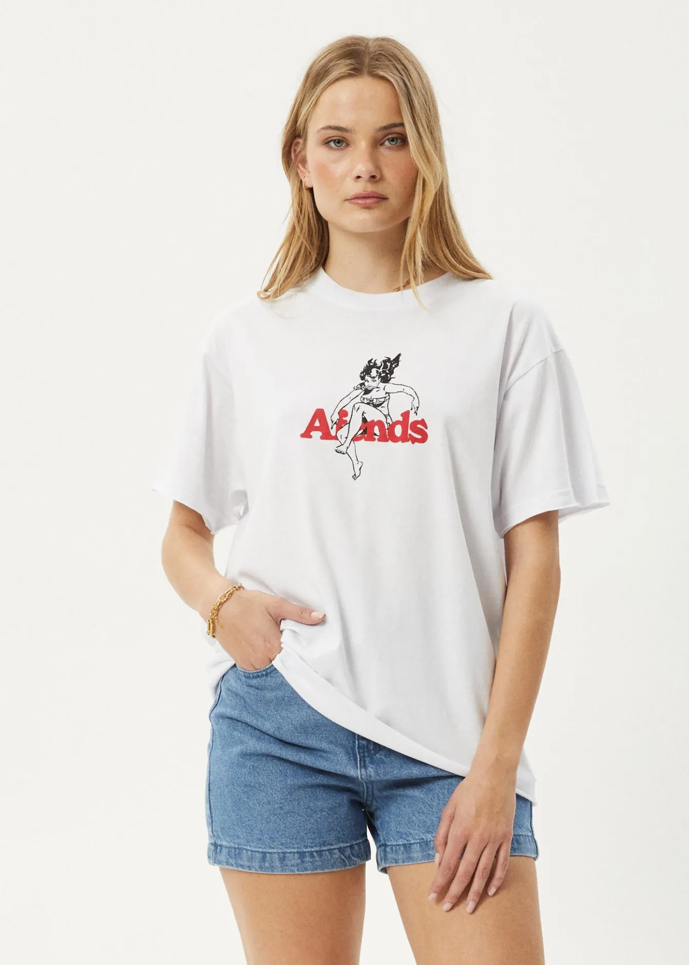 Tees & Shirts<Afends No Fury - Oversized Tee White