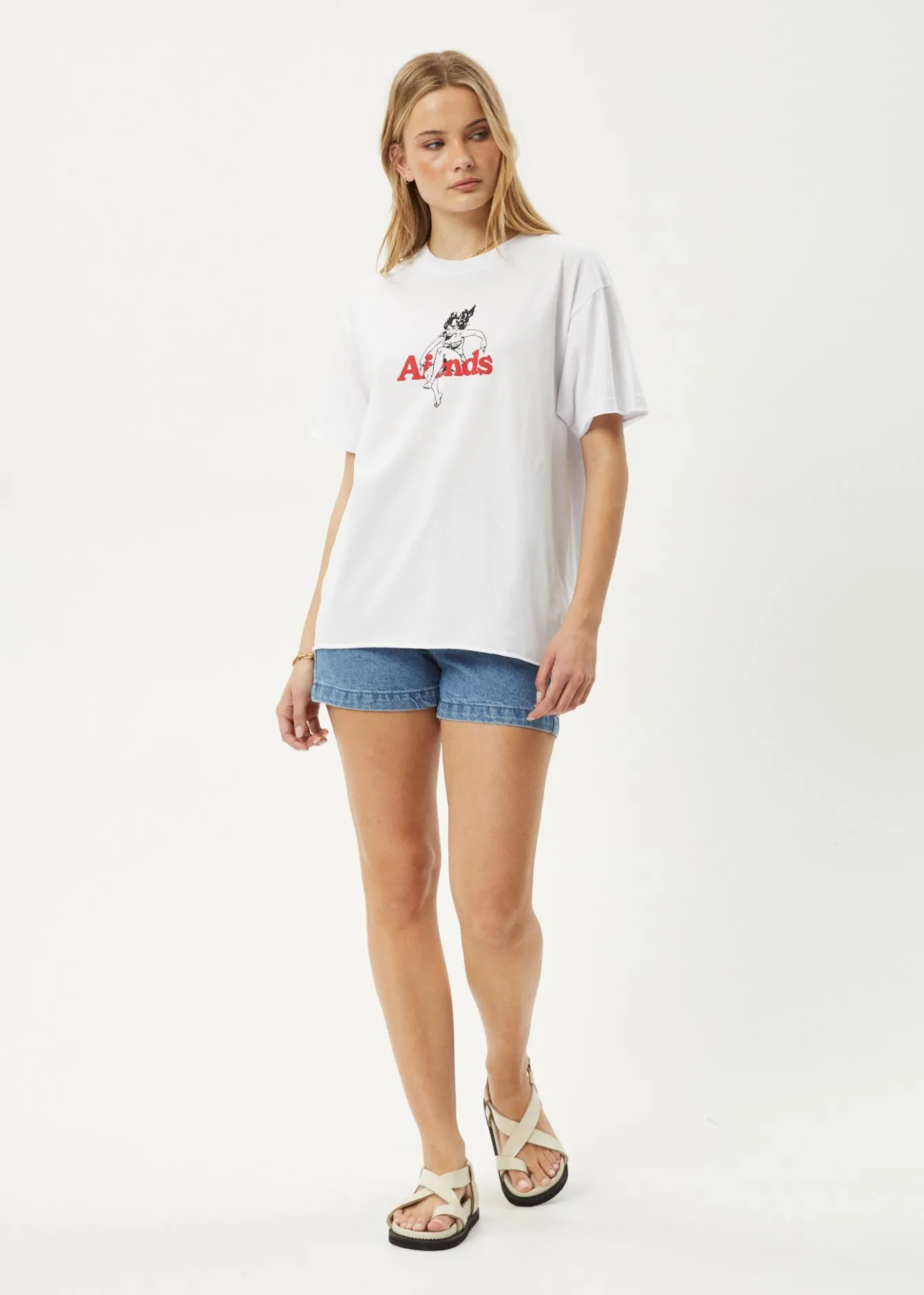 Tees & Shirts<Afends No Fury - Oversized Tee White