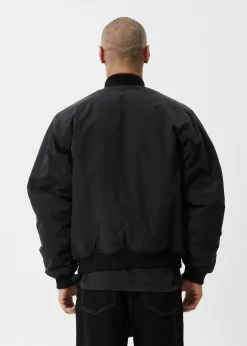 Jackets|Outerwear<Afends No More Bombs  - Bomber Jacket Black