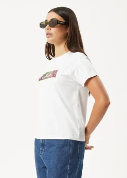 Tees & Shirts<Afends On Top  -  Regular Tee White