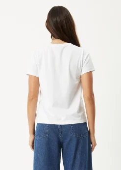 Tees & Shirts<Afends On Top  -  Regular Tee White