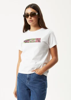 Tees & Shirts<Afends On Top  -  Regular Tee White